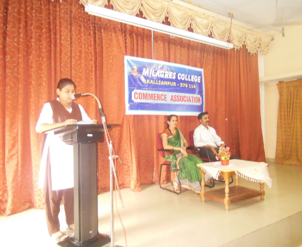 Milagres College organizes career guidance program to final B.Com students